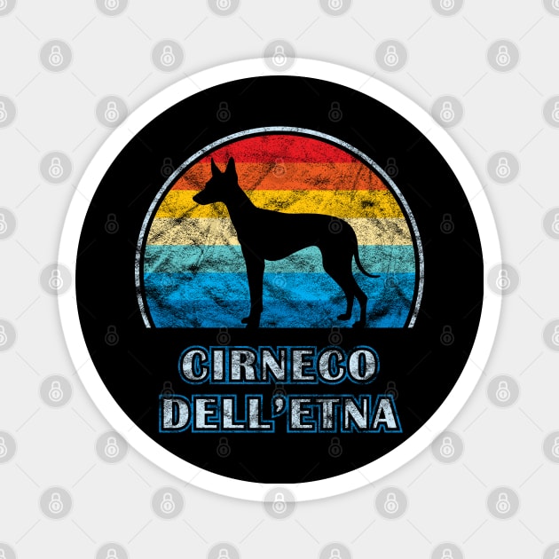 Cirneco dell'Etna Vintage Design Dog Magnet by millersye